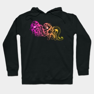 My Little Pony Neon Pinkie Pie & Fluttershy Hoodie